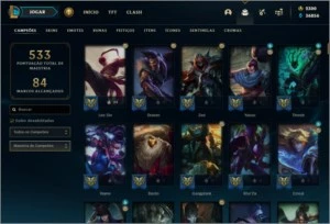 🔥 CONTA LOL – 314 SKINS, NÍVEL 292, TODOS OS CAMPEÕES 🔥 - League of Legends
