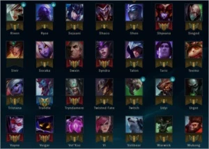CONTA DE LOL - COM 90 CAMPEÕES COM 23 SKINS - League of Legends
