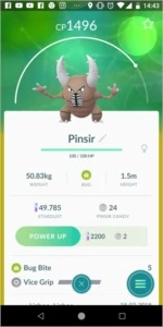 Pinsir - Pokemon GO