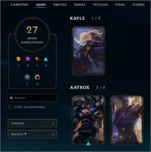 Vendo Conta lvl 180 - ( S9 GOLD III ) na md10 MUITO BARATA - League of Legends LOL