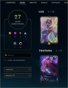 Vendo Conta lvl 180 - ( S9 GOLD III ) na md10 MUITO BARATA - League of Legends LOL
