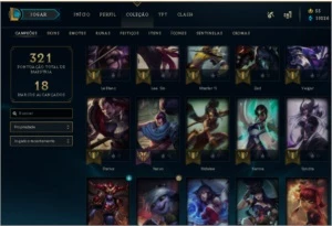 Conta Prata 3 - 75 Champs - 23 Skins - 70 ìcones e 14 Senti. - League of Legends LOL