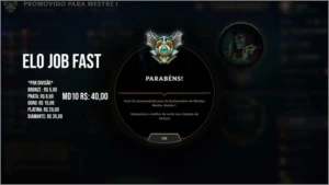 Elo Job Fast - League of Legends LOL
