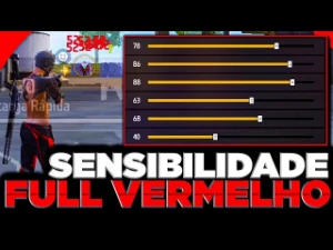 Sensi Xitada Full Vermelho nível xit - Free Fire