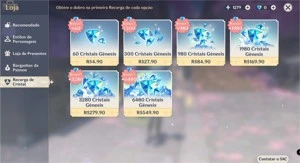 AR57 17 T5 e 9 armas 5* - Genshin Impact