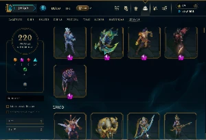 Conta De Lol / Várias Skins Prestígio + Elo Alto - League of Legends