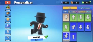 Conta de Stumble Guys de 2022, muito upada!!