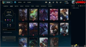 Conta de lol MESTRE 155 skins + Ryze triunfante - League of Legends