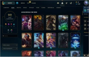 CONTA DIAMANTE 4 COM 3 ULTIMATES - League of Legends LOL