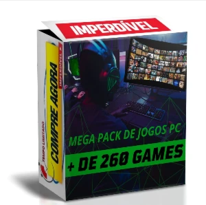 Mega Pack Jogos De PC + de 260 Jogos + atualizações