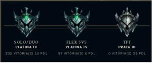 Conta - League of Legends LOL