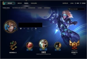 CONTA DE LOL - OURO V, TODOS OS CAMPEÕES, 184 SKINS - League of Legends
