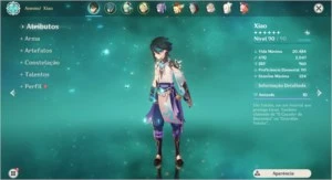 Conta genshin impact XIAO KLEE DILUC ALBEDO MONA KEQING AR56