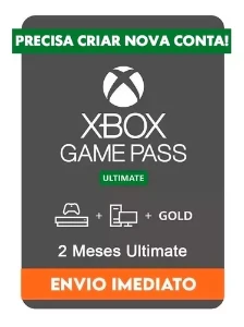 Xbox Gamepass Ultimate 2 Meses - Assinaturas e Premium