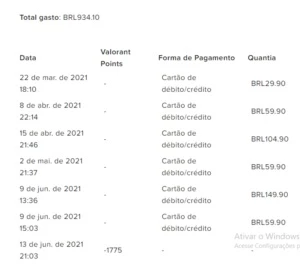 430$ Platina 1 Full Agente - Valorant