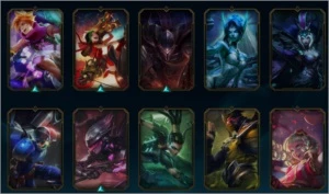 CONTA LOL OURO V (SOLOQ) COM SKINS - League of Legends