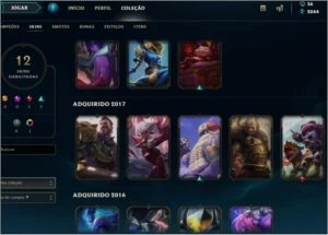 vendo conta platina 4 - League of Legends LOL