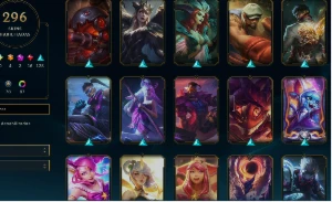 Conta Lol 100% Segura Full Acesso | 296 Skins | Nvl 371 | - League of Legends
