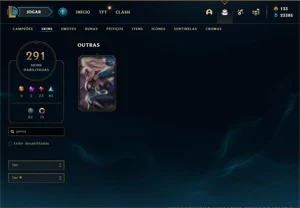 Janna Vitoriosa MMR Diamante 2 Inativa - Flex Grão Mestre - League of Legends LOL