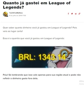 Janna Vitoriosa MMR Diamante 2 Inativa - Flex Grão Mestre - League of Legends LOL