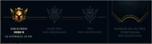 conta de lol ouro 2 / nova mmr bom - League of Legends
