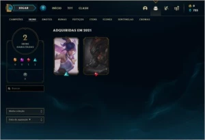 Conta DIAMANTE 4 BARATA com 24 champs e 2 skins - League of Legends LOL