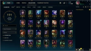CONTA PLAT 4 ( LVL 45 + 65% WINRATE ) + SKINS NO ESPOLIO - League of Legends LOL