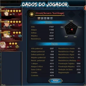 Conta Naruto Online 120k De Fc - Outros