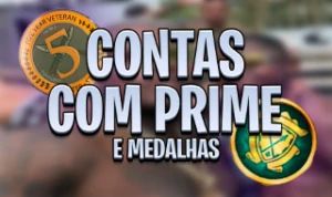 Conta Com Prime E Medalha De 5 Anos