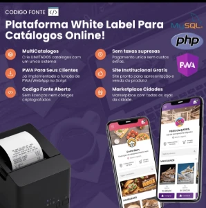 Catálogo Online Multi Lojas White Label Script PHP V2.33 - Softwares e Licenças