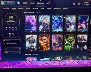 Conta lol borda platina unranked - League of Legends