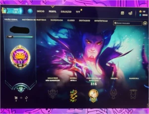 Conta lol borda platina unranked - League of Legends