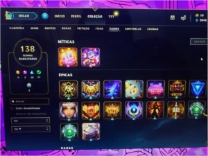 Conta lol borda platina unranked - League of Legends