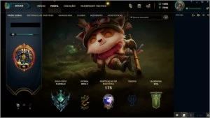 Conta lol platina 2 (com rp) - League of Legends