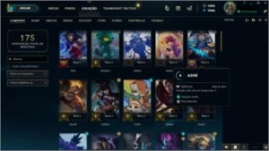 Conta lol platina 2 (com rp) - League of Legends