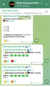 ROBÔ DE BRANCO DIAMOND WHITE VIP (VITALÍCIO) - Others