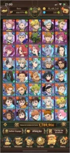 Conta the seven deadly sins grand cross - Outros