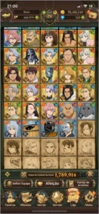 Conta the seven deadly sins grand cross - Outros