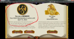 Conta Aqw Top Lv 100 Com Member E Barata - Adventure Quest World