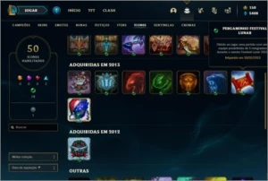 Conta bronze 1 com Rammus rei e Kayle juiza - League of Legends LOL