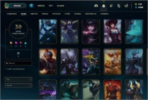 Conta bronze 1 com Rammus rei e Kayle juiza - League of Legends LOL