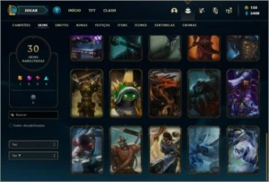Conta bronze 1 com Rammus rei e Kayle juiza - League of Legends LOL