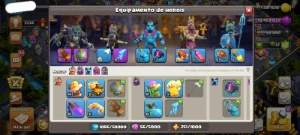 Cv17 Semi Fuul Novas Atualizações! Fuul Skins De Heróis E Eq - Clash of Clans