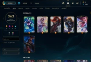 CONTA TOP LEAGUE OF LEGENDS LOL