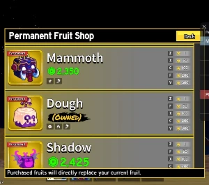 Vendo Conta De  Blox Fruits Gemada - Roblox