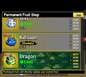 Vendo Conta De  Blox Fruits Gemada - Roblox