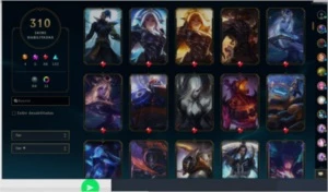 Conta Prata 3 / 310 skin - League of Legends LOL