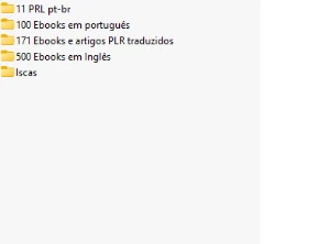 Pack 750 Ebooks Plr (Traduzidos)