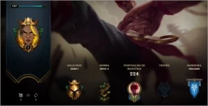 CONTA LOL 🌟 OURO 1🌟 46 SKINS 🌟 89 CAMPEOES - League of Legends