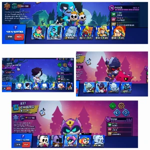 Conta brawl stars quase Full com kanji nível 11 e passe